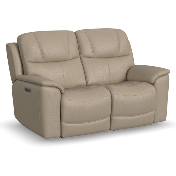 Flexsteel Crew Power Reclining Leather Match Loveseat 1783-60PH 633-01 IMAGE 1