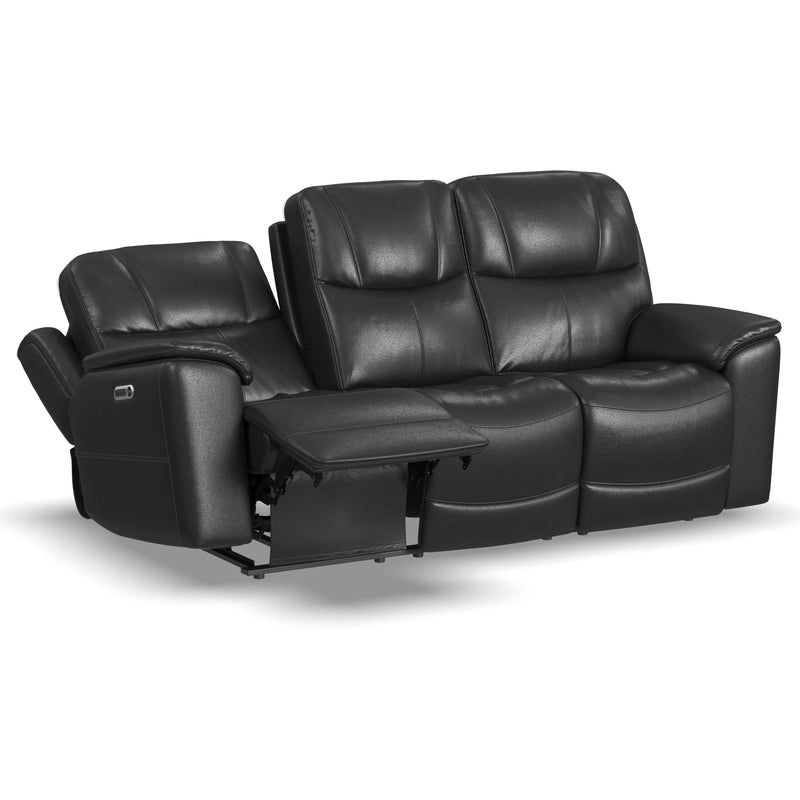 Flexsteel Crew Power Reclining Leather Match Sofa 1783-62PH 633-00 IMAGE 2