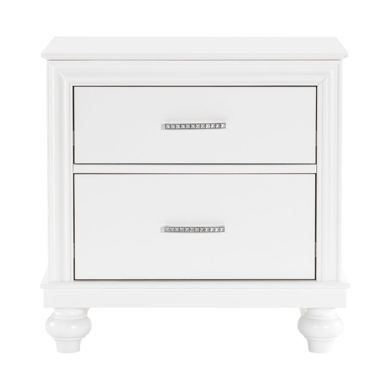 Homelegance Aria 2-Drawer Nightstand 1436W-4 IMAGE 1