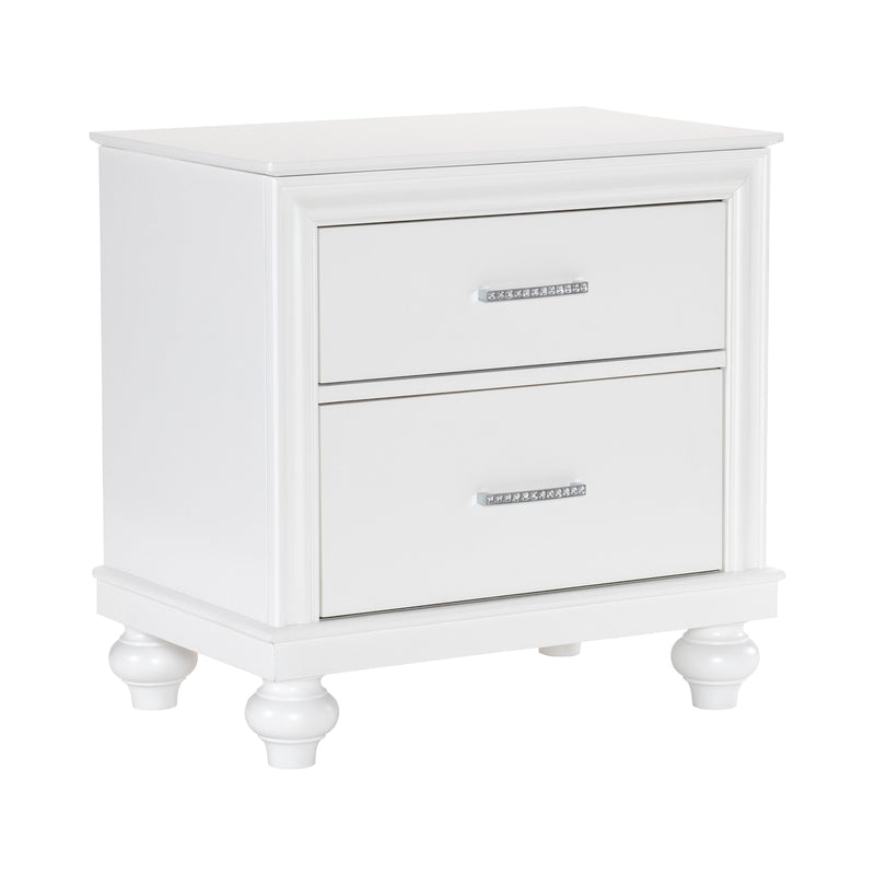 Homelegance Aria 2-Drawer Nightstand 1436W-4 IMAGE 2