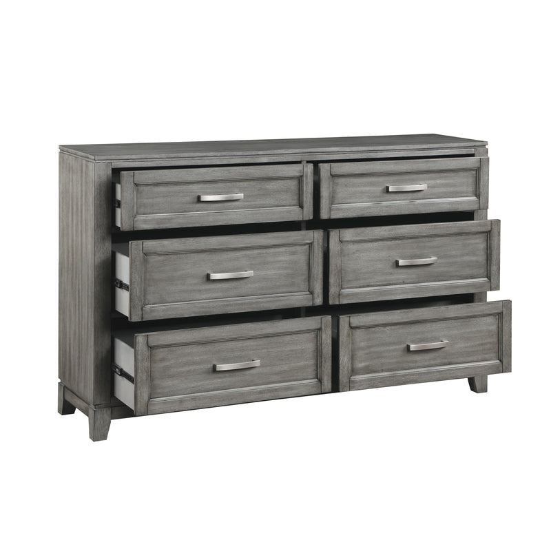 Homelegance Garretson 6-Drawer Dresser 1450-5 IMAGE 3