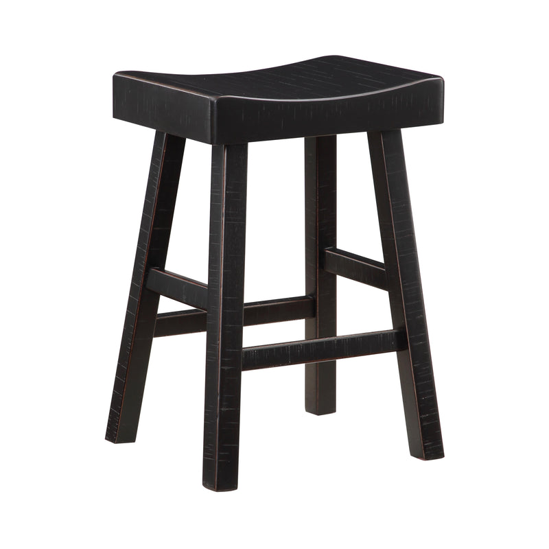 Homelegance Caspian Counter Height Stool 5687BLK-24 IMAGE 2