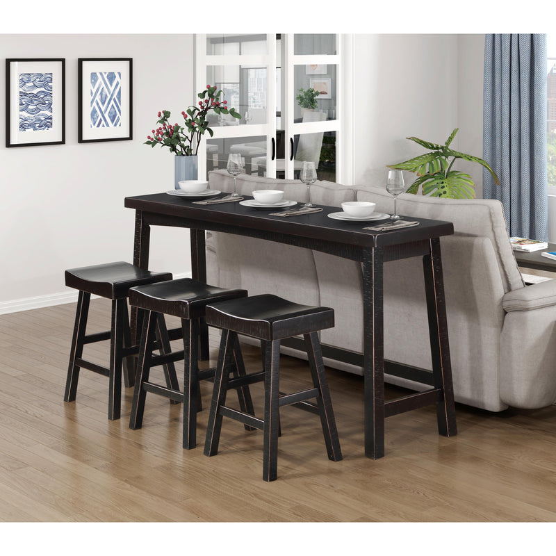 Homelegance Caspian Counter Height Stool 5687BLK-24 IMAGE 5