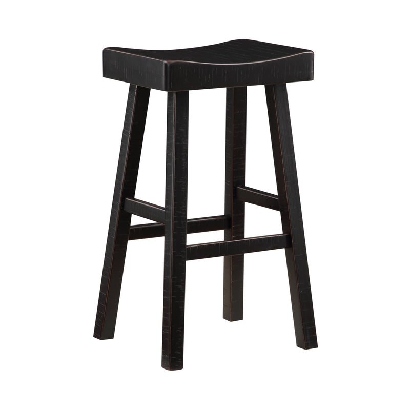 Homelegance Caspian Pub Height Stool 5687BLK-29 IMAGE 2