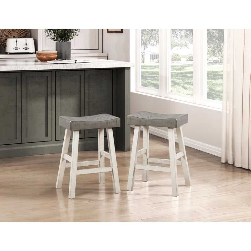 Homelegance Caspian Counter Height Stool 5687WTT-24 IMAGE 4