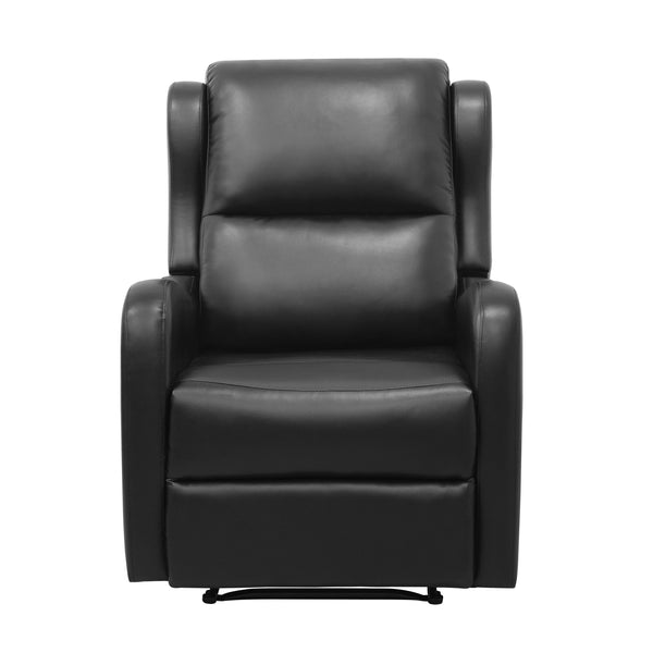 Homelegance Durant Leather Look Recliner 8527BLK-1 IMAGE 1