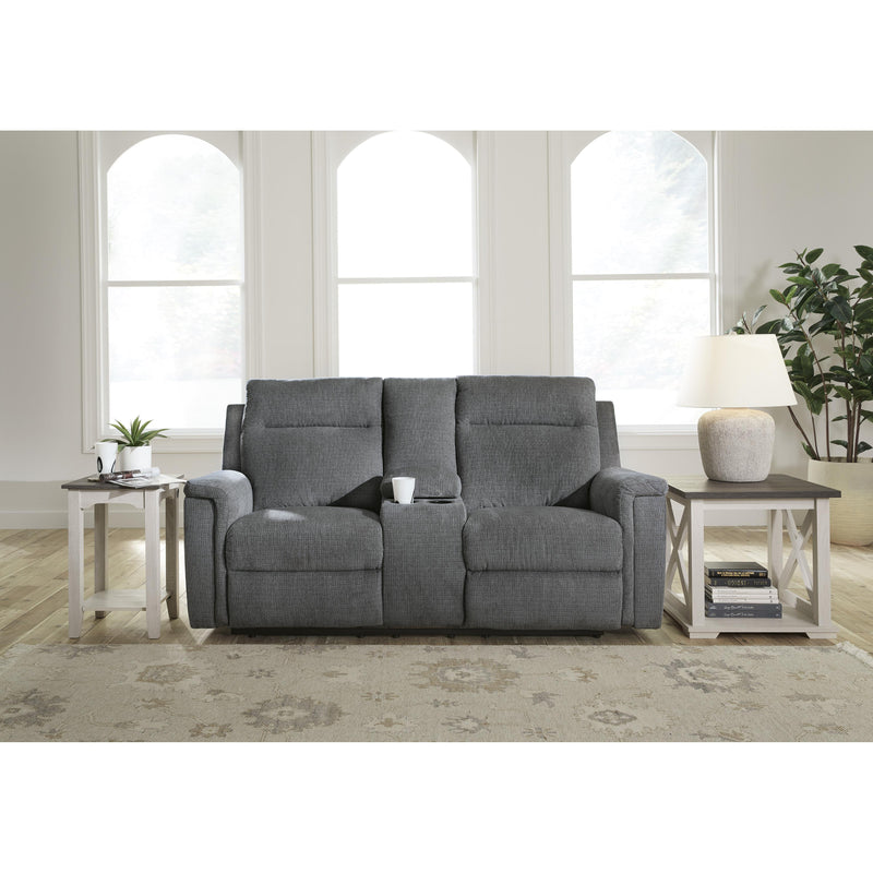 Signature Design by Ashley Barnsana Power Reclining Fabric Loveseat 3320296 IMAGE 6