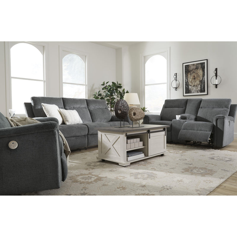 Signature Design by Ashley Barnsana Power Reclining Fabric Loveseat 3320296 IMAGE 9