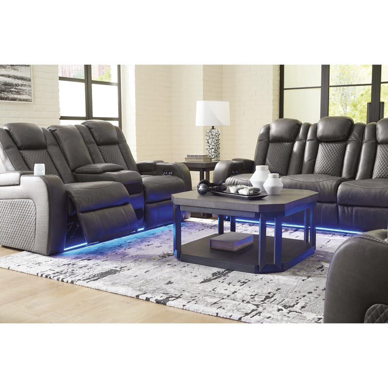 Signature Design by Ashley Fyne-Dyme Power Reclining Leather Look Sofa 3660215 IMAGE 15