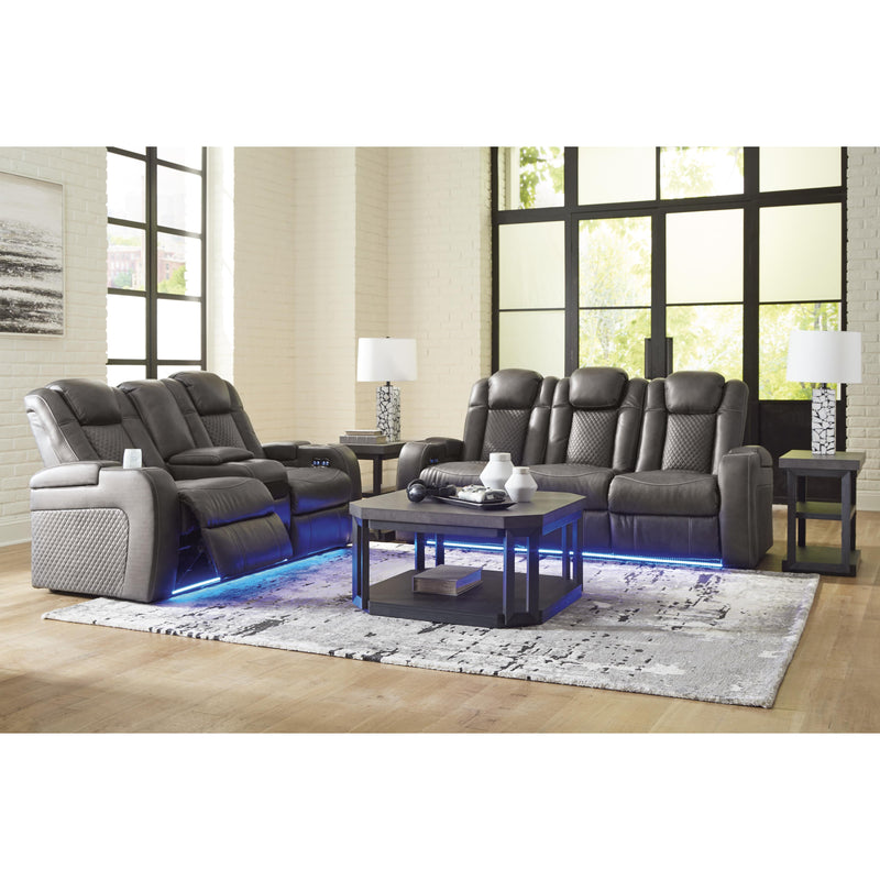 Signature Design by Ashley Fyne-Dyme Power Reclining Leather Look Sofa 3660215 IMAGE 18