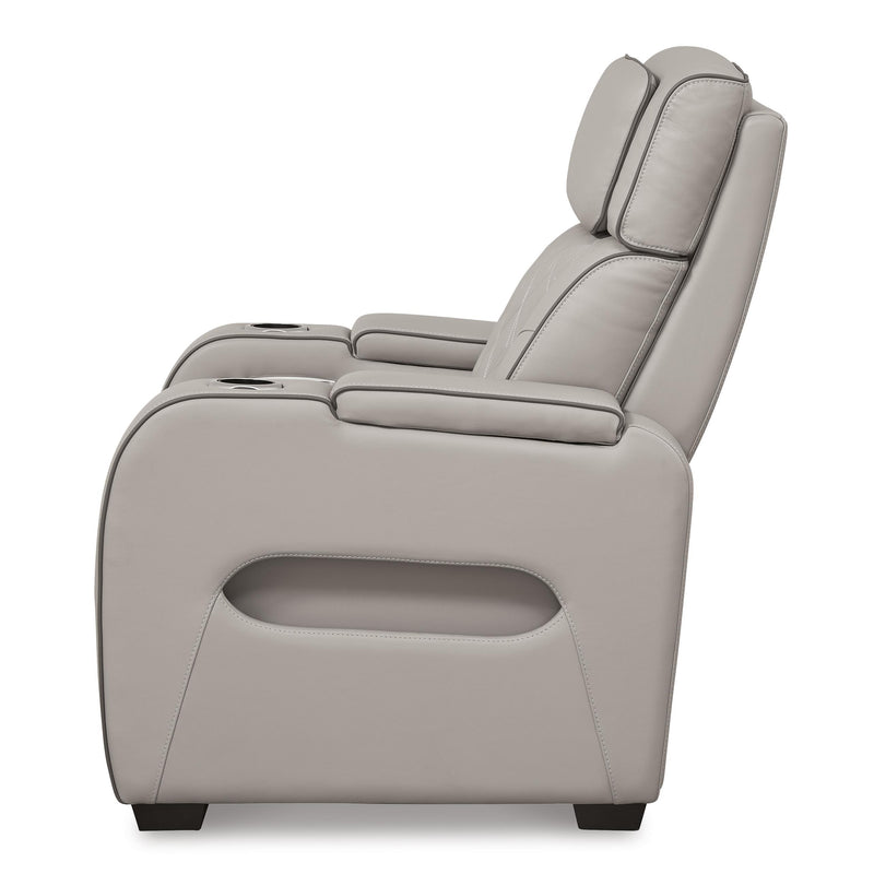 Signature Design by Ashley Boyington Power Leather Match Recliner U2710513 IMAGE 4