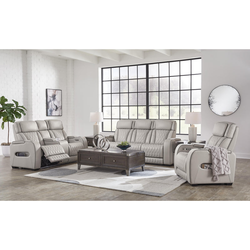 Signature Design by Ashley Boyington Power Reclining Leather Match Loveseat U2710518 IMAGE 17