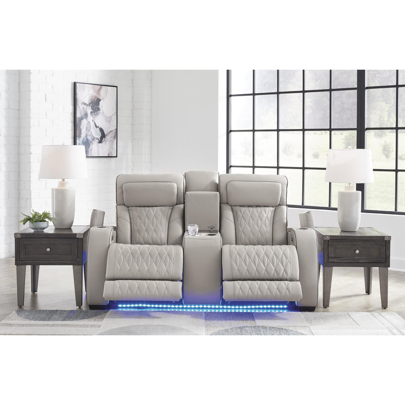 Signature Design by Ashley Boyington Power Reclining Leather Match Loveseat U2710518 IMAGE 7