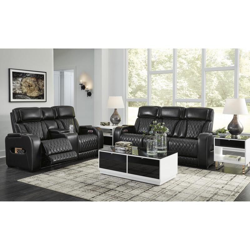 Signature Design by Ashley Boyington Power Reclining Leather Match Loveseat U2710618 IMAGE 17