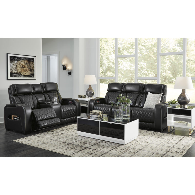 Signature Design by Ashley Boyington Power Reclining Leather Match Loveseat U2710618 IMAGE 19