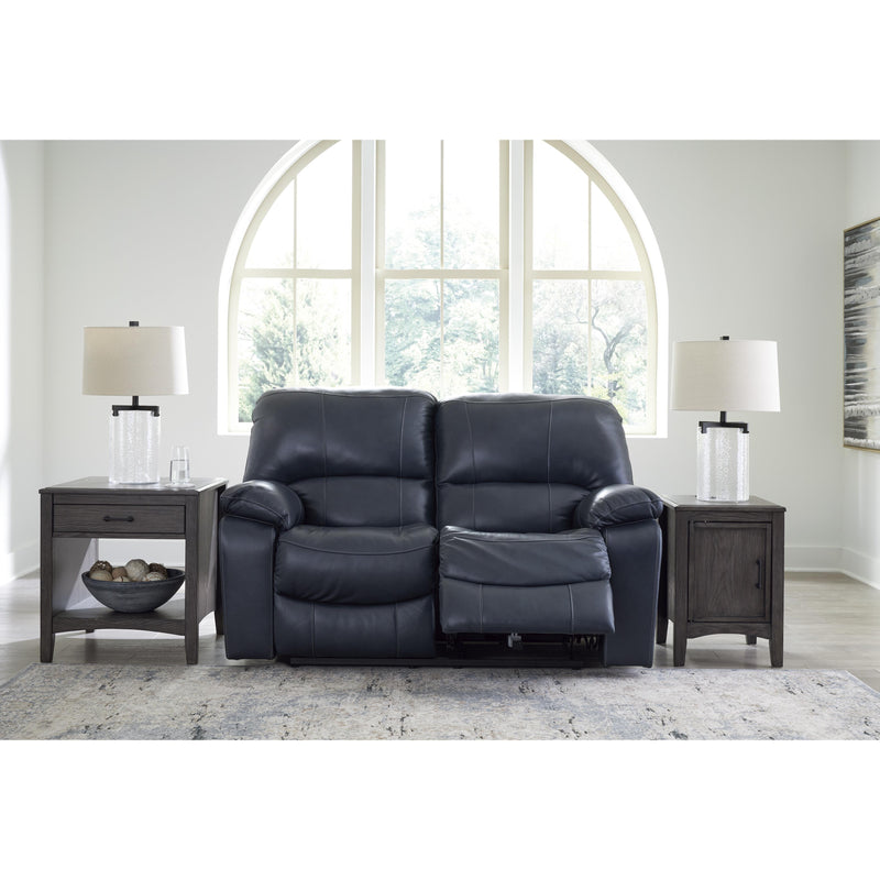 Signature Design by Ashley Leesworth Power Reclining Leather Match Loveseat U4380974 IMAGE 7