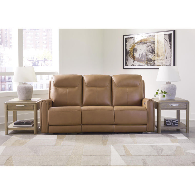 Signature Design by Ashley Tryanny Power Reclining Leather Match Sofa U9370415 IMAGE 6