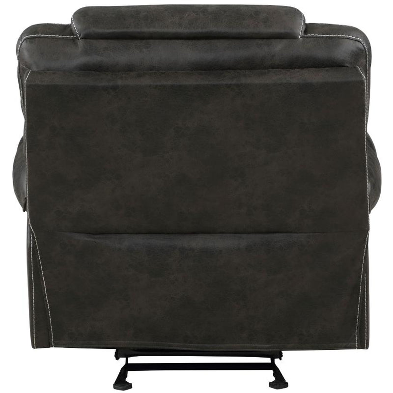 Homelegance Gainesville Glider Leather Look Recliner 8560PM-1 IMAGE 4