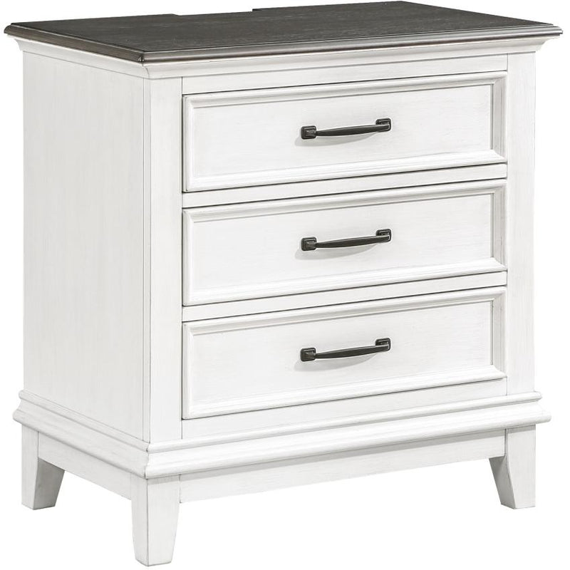 Homelegance Chesterton 3-Drawer Nightstand 1463-4 IMAGE 2