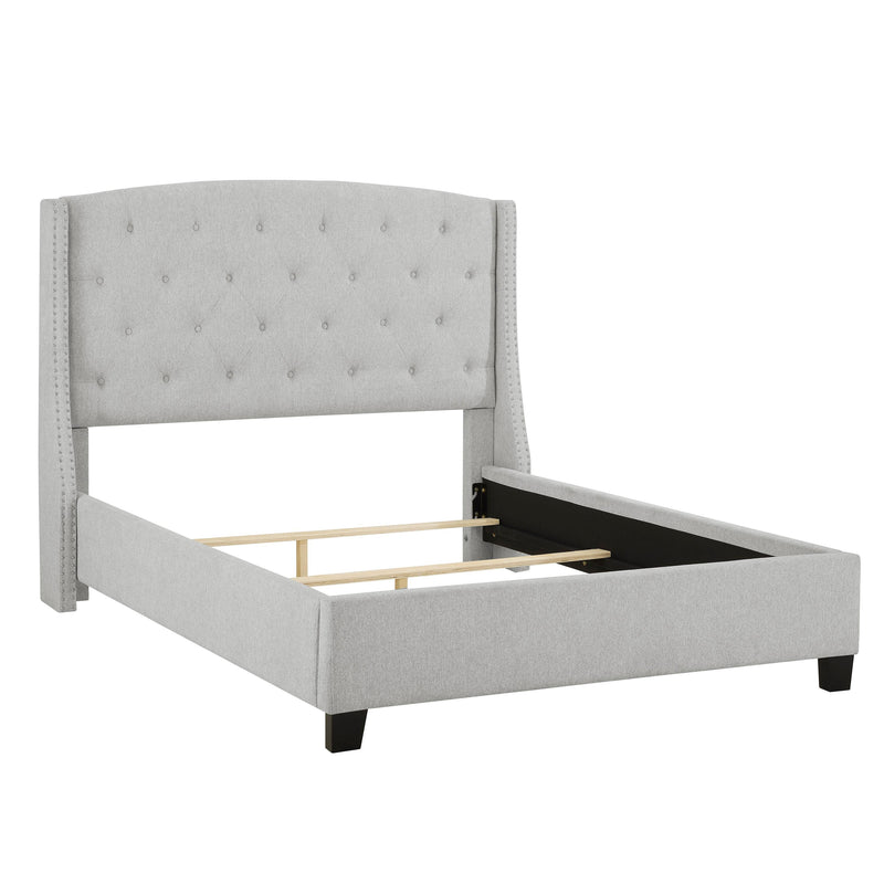 Crown Mark Eva King Upholstered Platform Bed 5111DV-K-HBFB/5111DV-KQ-RAIL IMAGE 5