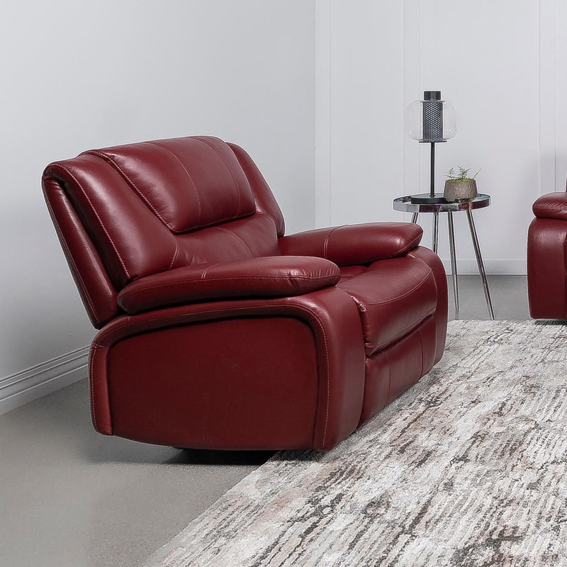 Coaster Furniture Camila Glider Leatherette Recliner 610243 IMAGE 8