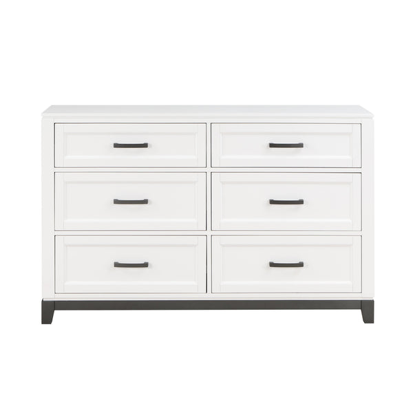 Homelegance Garretson 6-Drawer Dresser 1450WH-5 IMAGE 1