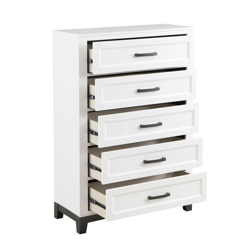 Homelegance Garretson 5-Drawer Chest 1450WH-9 IMAGE 3