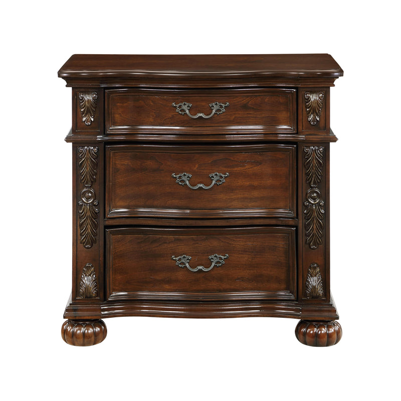 Homelegance Adelina 3-Drawer Nightstand 1468-4 IMAGE 1