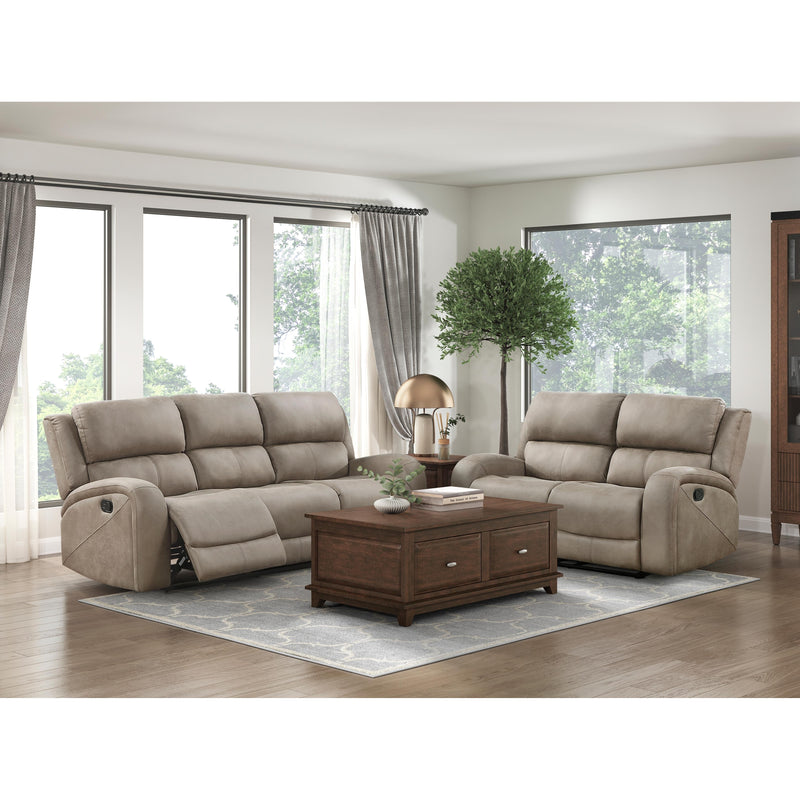 Homelegance Pagosa Reclining Fabric Loveseat 9601BR-2 IMAGE 5