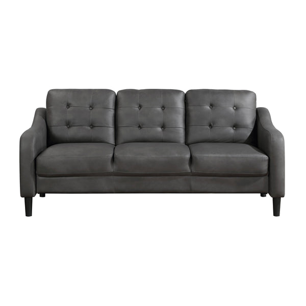 Homelegance Mallory Stationary Fabric Sofa 9489GRY-3 IMAGE 1