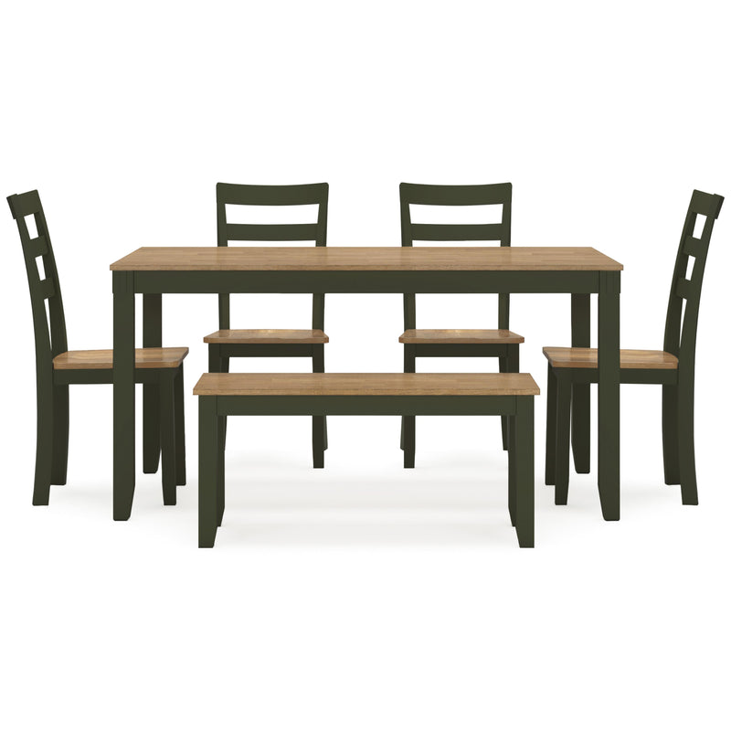 Signature Design by Ashley Gesthaven 6 pc Dinette D401-325 IMAGE 2