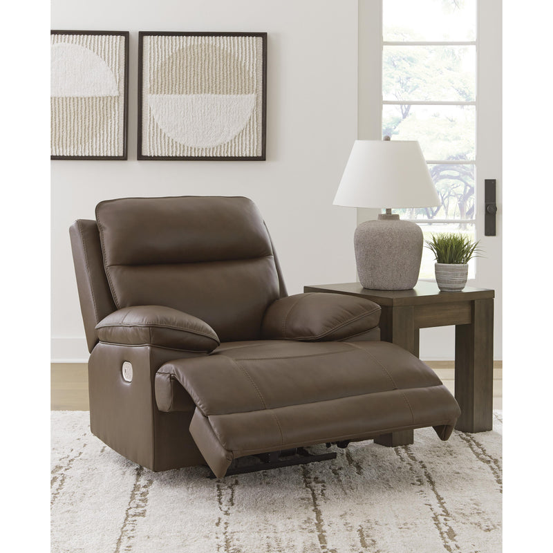 Signature Design by Ashley VonRyan Power Leather Match Recliner U1040013 IMAGE 8