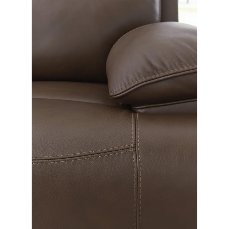 Signature Design by Ashley VonRyan Power Reclining Leather Match Sofa U1040015 IMAGE 6