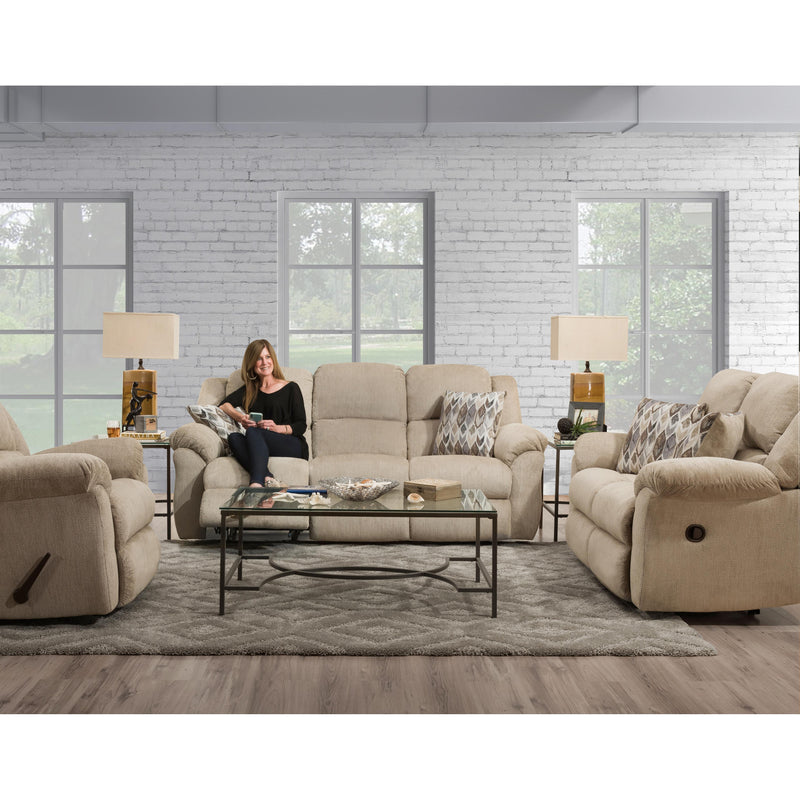 Homestretch Furniture Reclining Fabric Loveseat Newport IMAGE 2