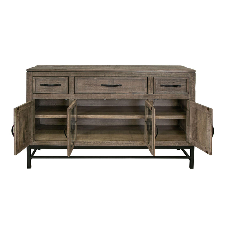 International Furniture Direct Blacksmith TV Stand IFD2321CNS IMAGE 2