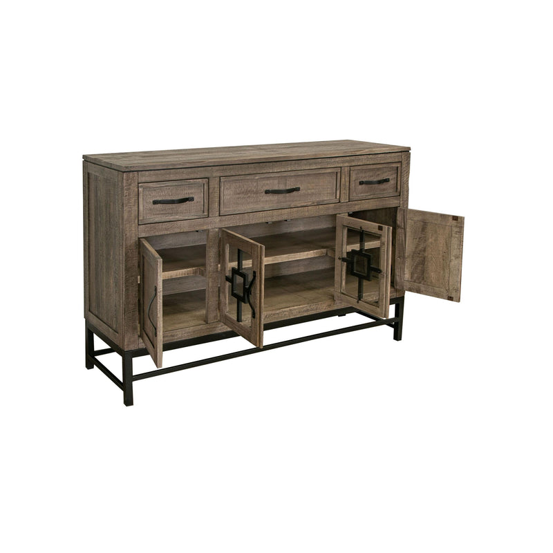 International Furniture Direct Blacksmith TV Stand IFD2321CNS IMAGE 3