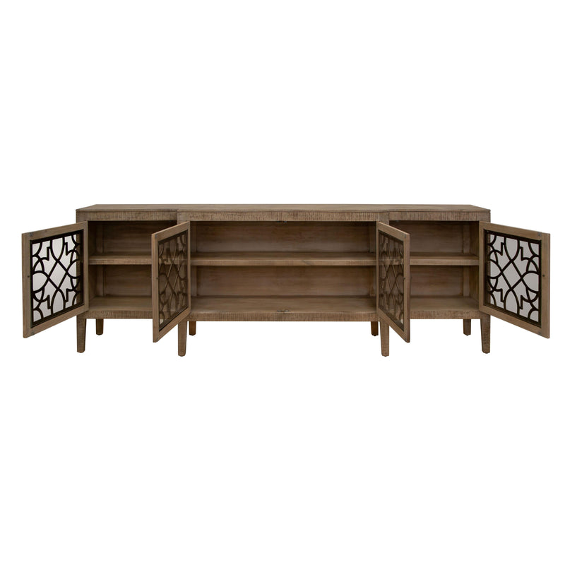 International Furniture Direct Mandala TV Stand IFD8102CNSDS IMAGE 2