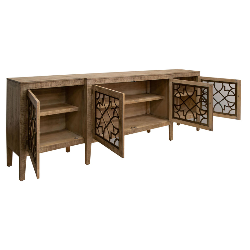 International Furniture Direct Mandala TV Stand IFD8102CNSDS IMAGE 3