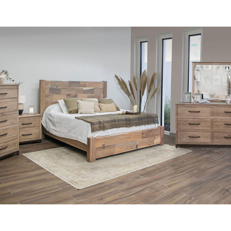 International Furniture Direct Natural Parota 5-Drawer Chest IFD8681CHT IMAGE 2