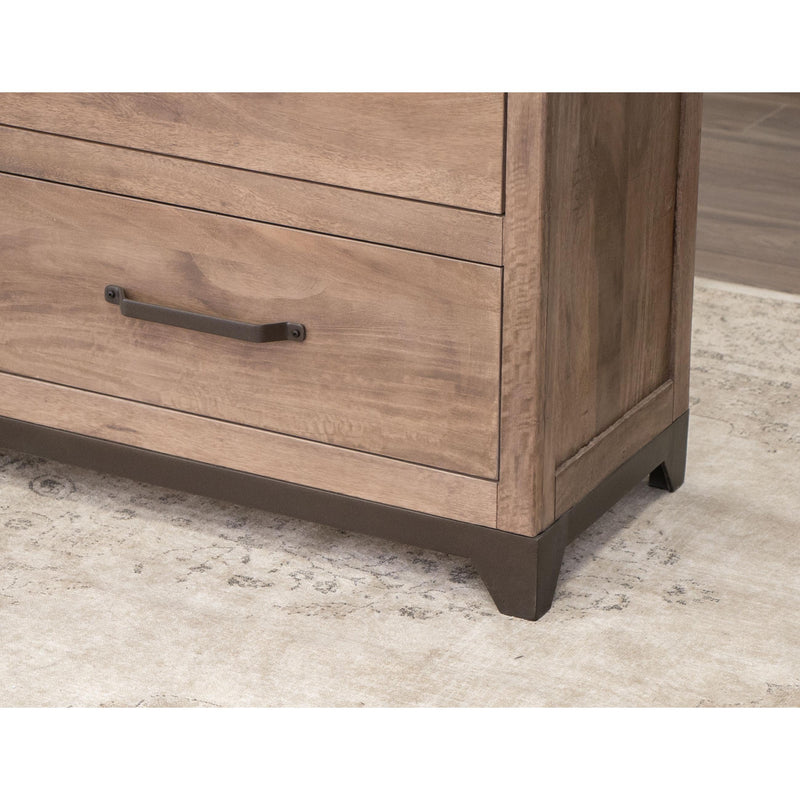 International Furniture Direct Natural Parota 5-Drawer Chest IFD8681CHT IMAGE 4