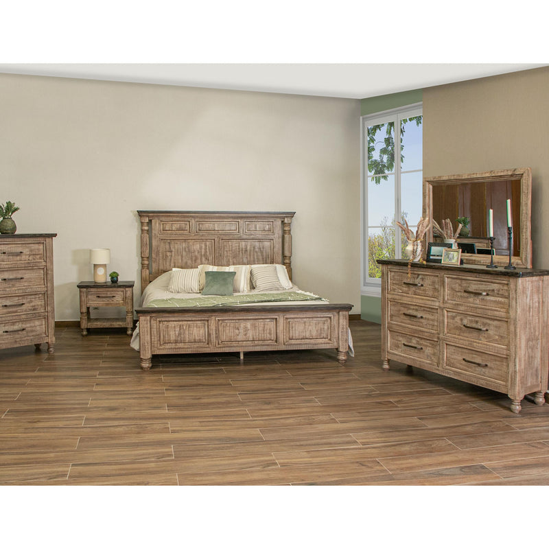 International Furniture Direct Natural Stone 4-Drawer Chest IFD4091CHT IMAGE 2