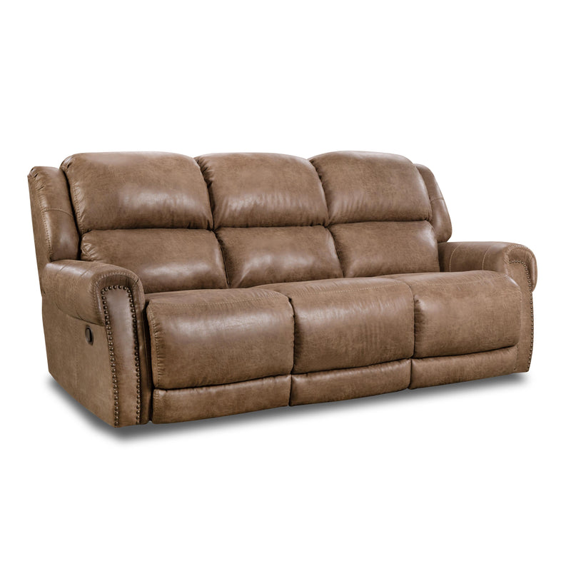 Homestretch Furniture Reclining Fabric Sofa Maverick IMAGE 1