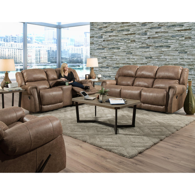 Homestretch Furniture Reclining Fabric Sofa Maverick IMAGE 2