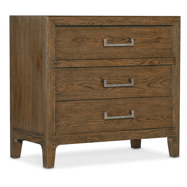 Hooker Furniture 6033-90016-85 Chapman Three-Drawer Nightstand IMAGE 1