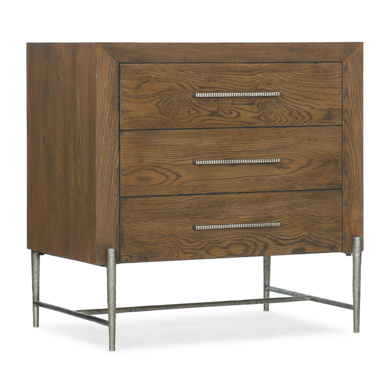 Hooker Furniture 6033-90116-85 Chapman Three-Drawer Nightstand IMAGE 1