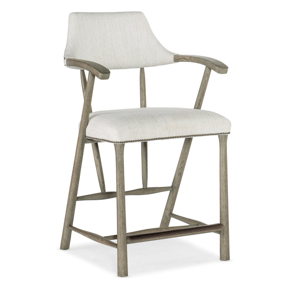 Hooker Furniture 6150-75350-85 Linville Falls Stack Rock Counter Stool IMAGE 1