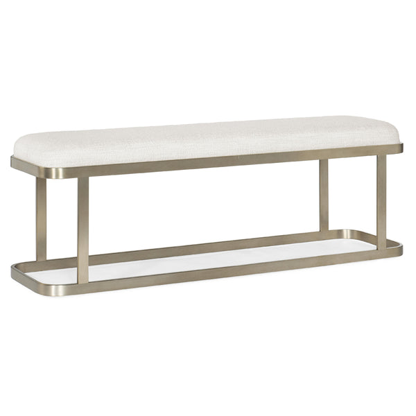 Hooker Furniture 6150-90019-95 Linville Falls River Branch Upholstered Bench IMAGE 1