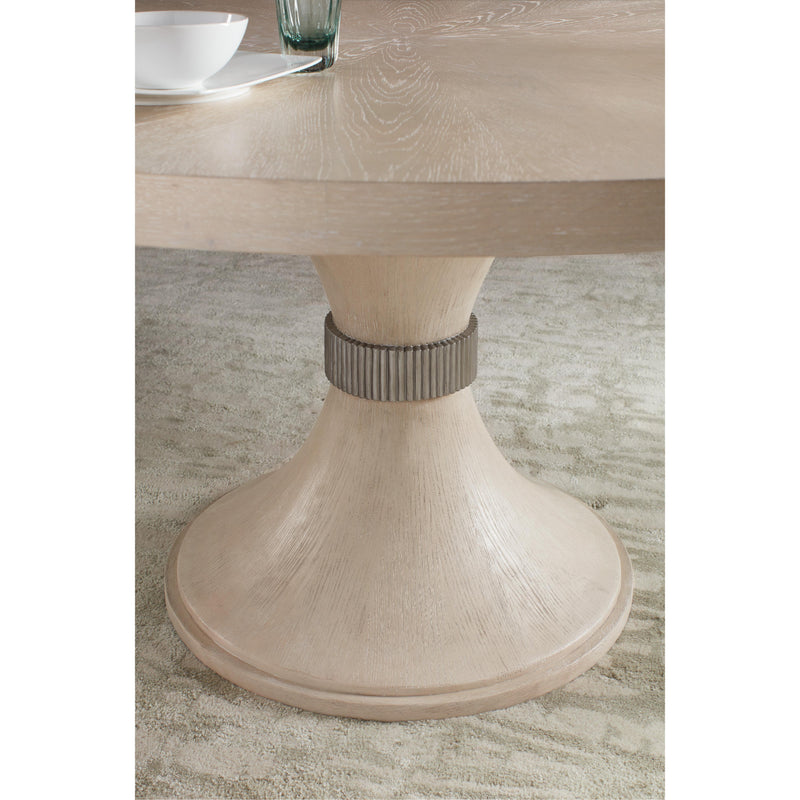 Hooker Furniture 6500-75203-80 Nouveau Chic Round Pedestal Dining Table IMAGE 4