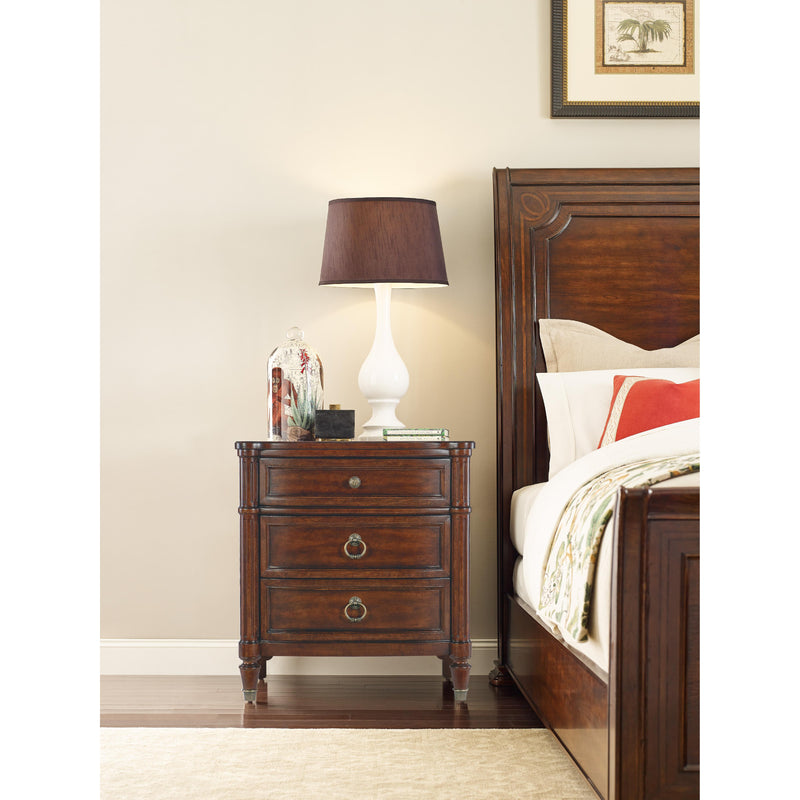 Hooker Furniture 6750-90015-85 Charleston Three-Drawer Nightstand IMAGE 5