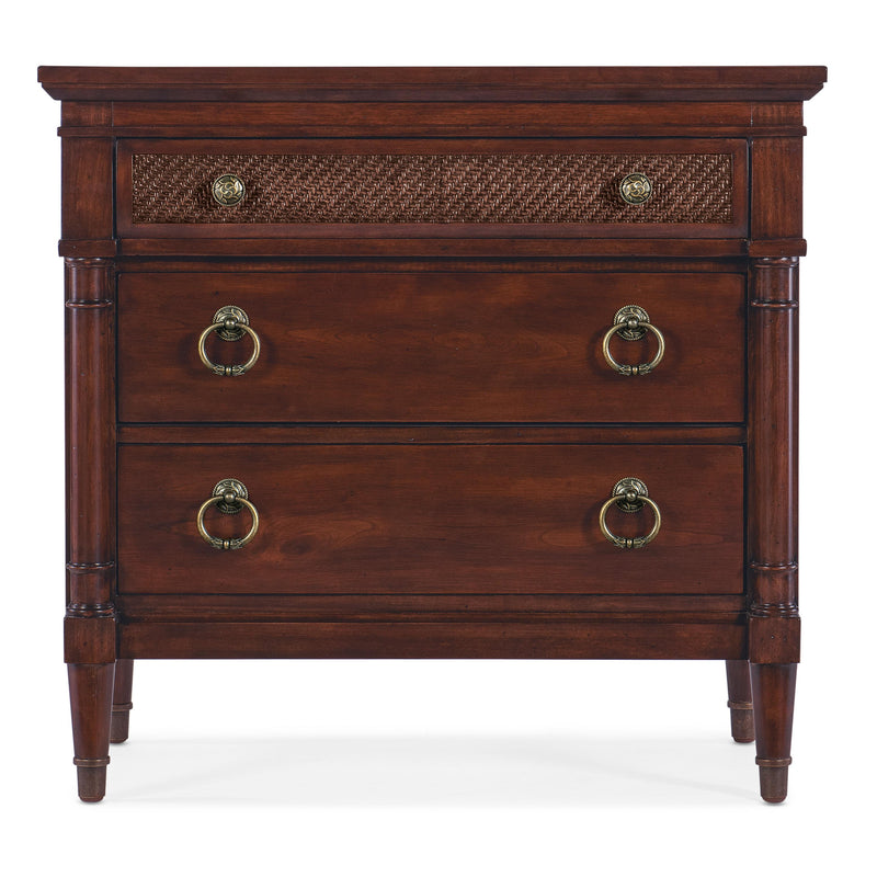 Hooker Furniture 6750-90315-85 Charleston Three-Drawer Nightstand IMAGE 2